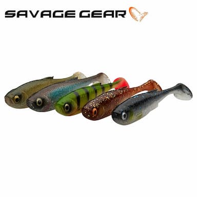 Leurre Craft Shad Savage Gear 8.8cm 4.6g Clear Water Mix (les 5)