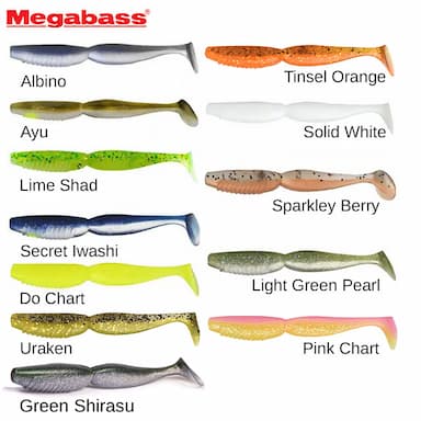 Leurre Super Spindle Worm 4 Megabass 10cm