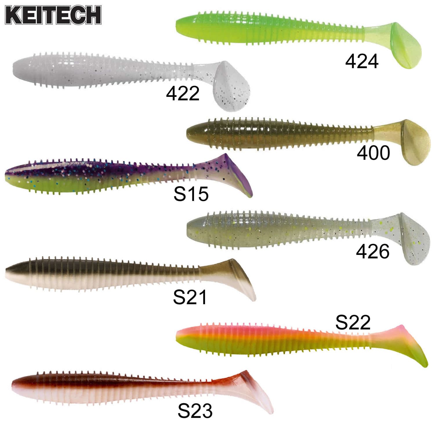 Leurre Keitech Swing Impact Fat 4.8 - 12,2cm