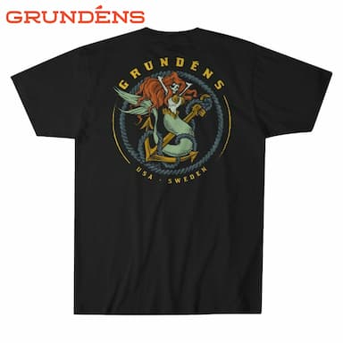 T-shirt Grundens Mermaid SS Black