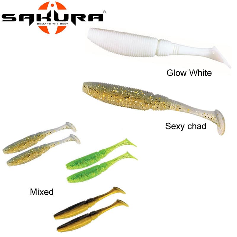 Leurre Slit Shad Evo Sakura 100 100mm 