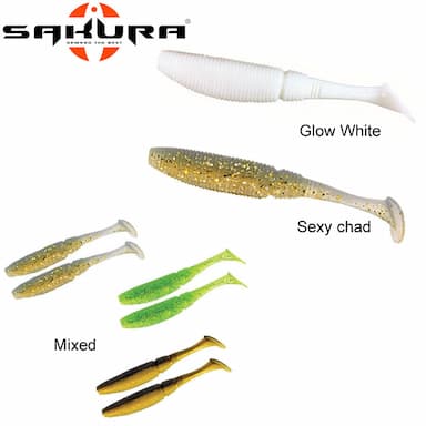 Leurre Slit Shad Evo Sakura 100 100mm 