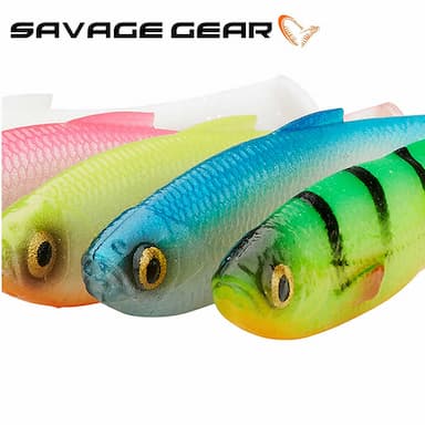 Leurre Craft Shad Savage Gear 8.8cm 4.6g Clear Water Mix (les 5)