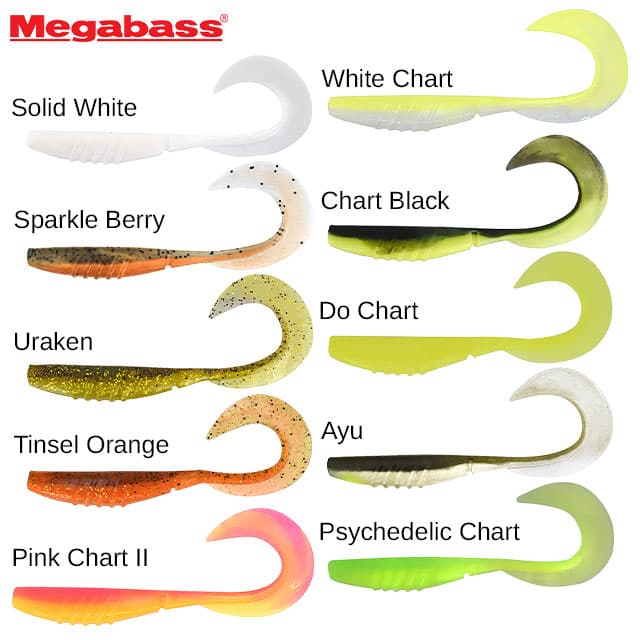 Leurre X Layer Curly 5" Megabass 12,5cm