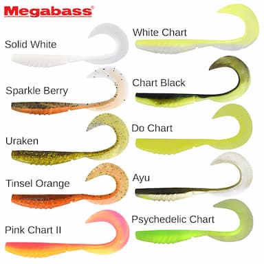 Leurre X Layer Curly 5" Megabass 12,5cm