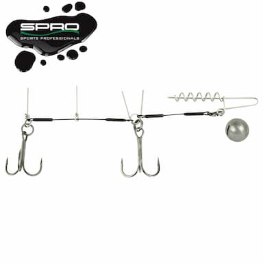 Monture Hameçon Spiral Stinger Rig Spro