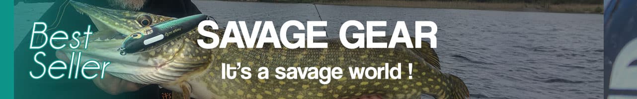 La gamme Savage Gear aux meilleurs prix pour la pêche